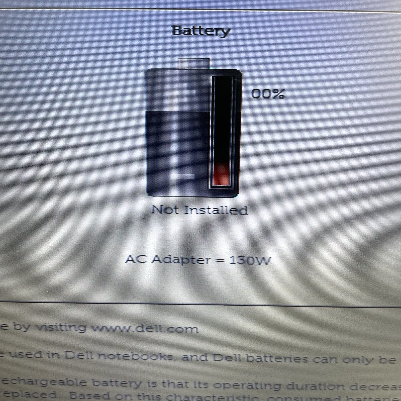 Dell Inspiron 3576 15.6" i5-8250U 1.60 GHz 8 GB RAM No SSD/OS/AC/Batt2