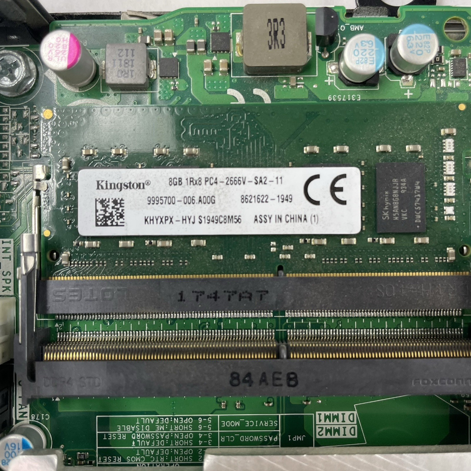 Dell Optiplex 3050 Micro i3-7100T 3.40 GHz 8 GB RAM No SSD/OS/AC15