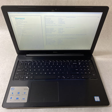 Dell Inspiron 5570 15.6" Intel Core i3-8130U 2.20GHz 12GB RAM No AC No HDD No OS