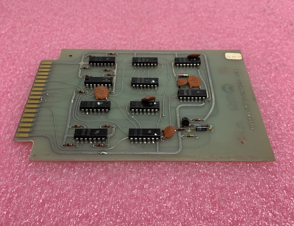 MSI Vintage 1975 Manual Switch Buffers & Logic 24866 Micromedic Card