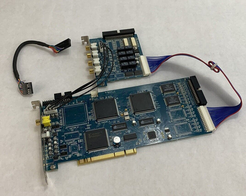 Xilinx Spartin Video Control Board XC2S150E 1607(B) Rev 1.6 w/ Sister Board 1.8