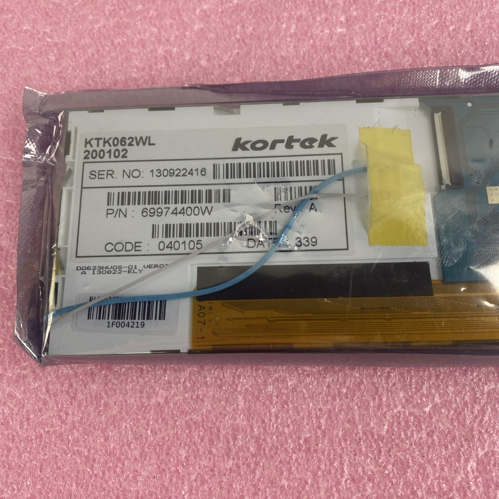 Kortek KTK062WL 200102 LCD Screen Display3