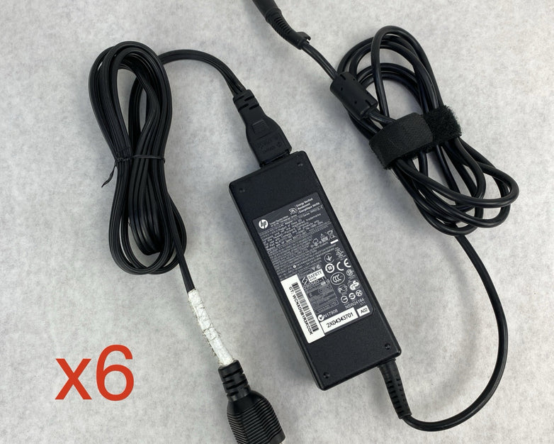 HP PPP012L-E 90W 19.5V 4.62A 7.4mm Barrel Laptop Charger AC Adapter (Lot of 6)