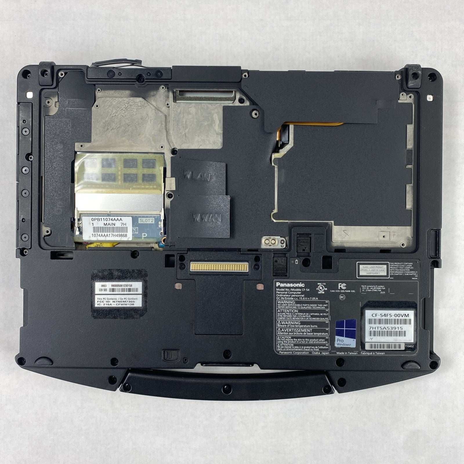 Panasonic Toughbook CF-54 14" Touch i5-6300U 2.4GHz 8GB RAM No Battery No HDD/OS
