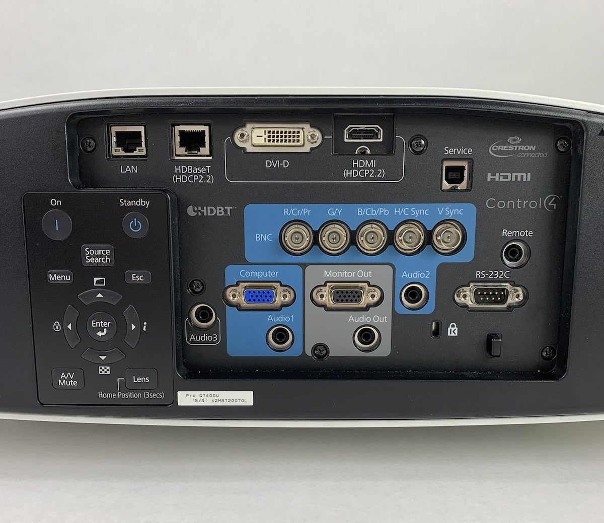 Epson Pro G7400U H762A LCD Projector - Parts or Repair