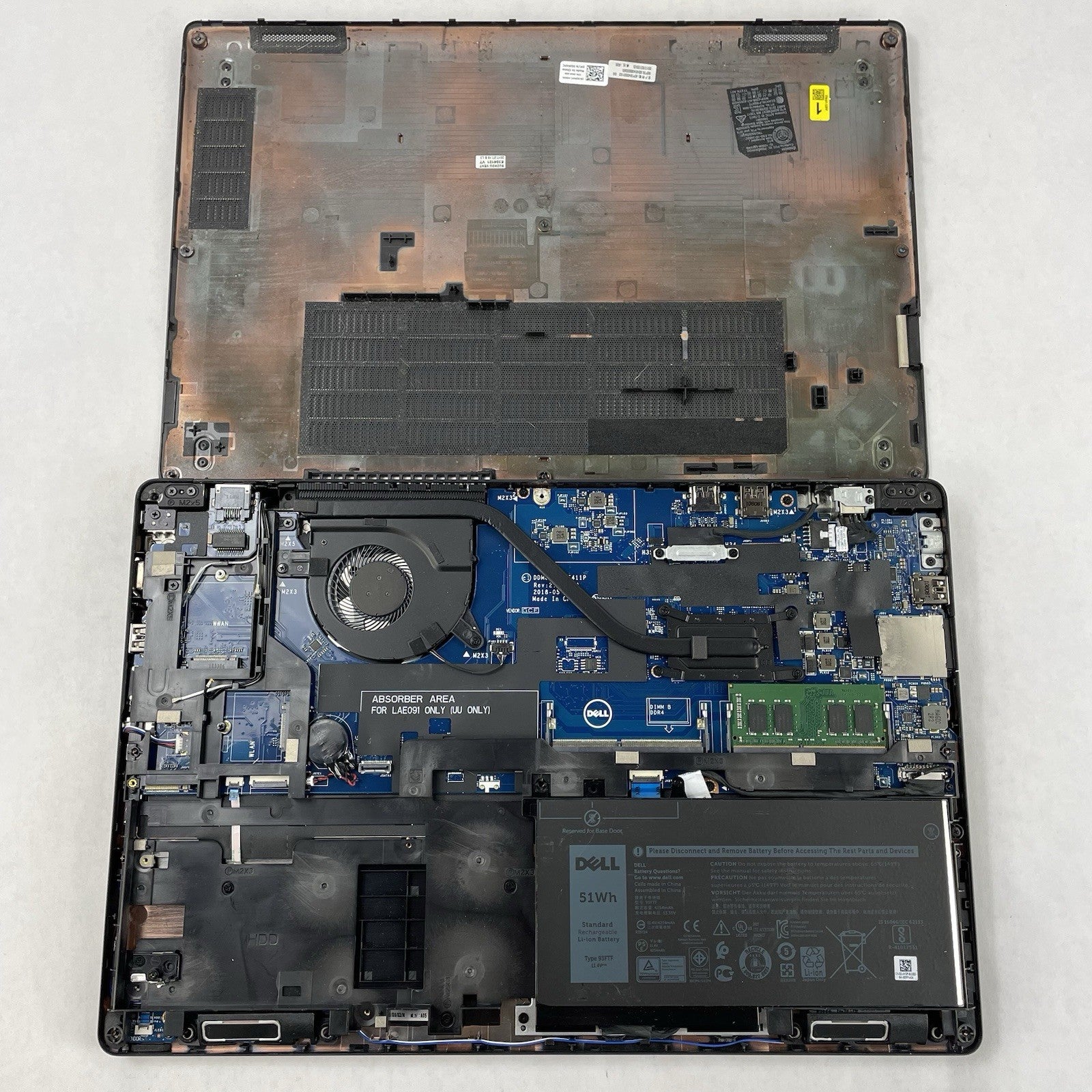 Dell Latitude 5590 15.6" i5-8250U 1.60 GHz 8 GB RAM No SSD/OS/AC - Wifi Card18