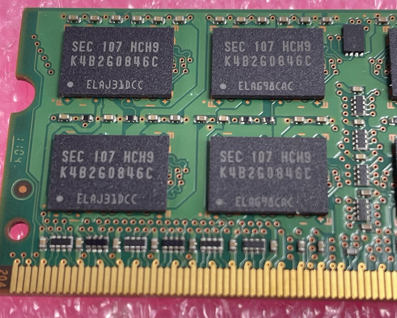 Samsung M471b5273CH0-CH9 4GB PC3-10600s DDR3 Memory Modules Lot of 4