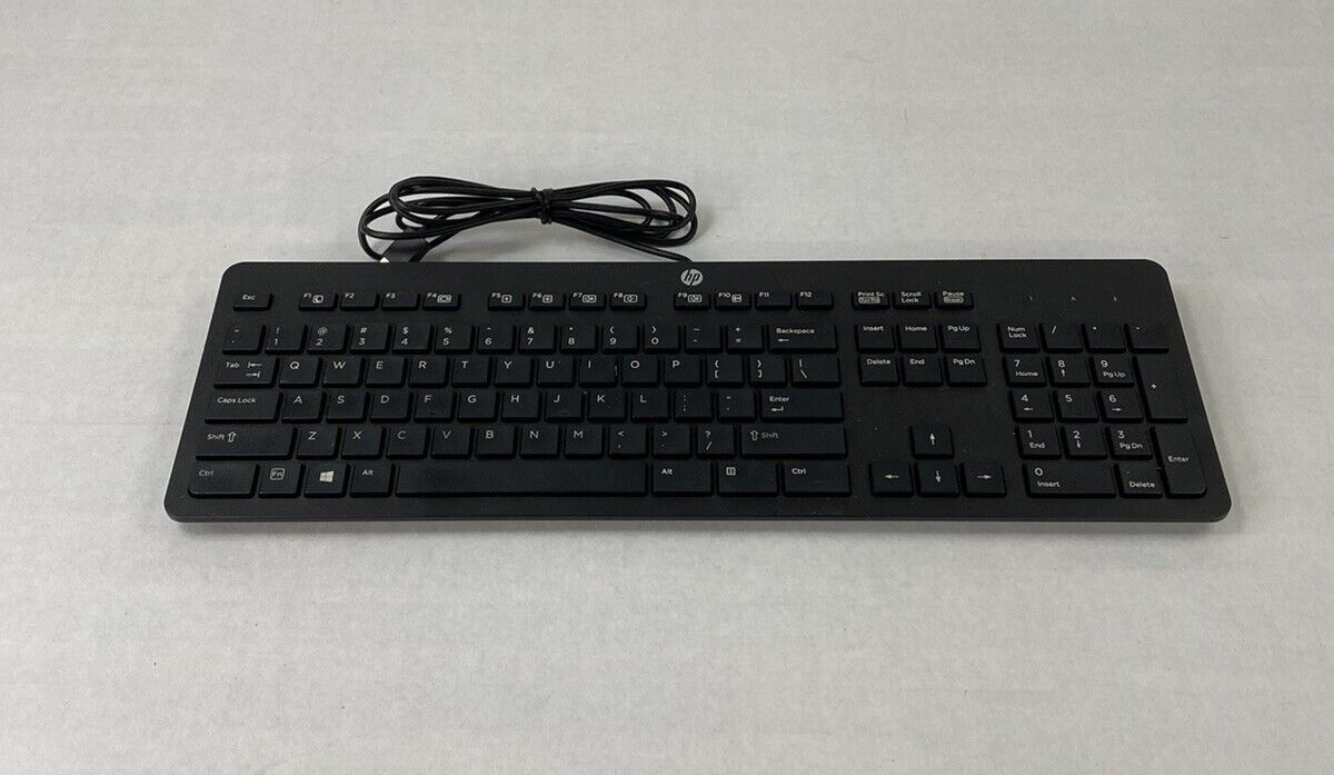 Lot of 3 HP KBAR211 USB Slim Keyboard Tested