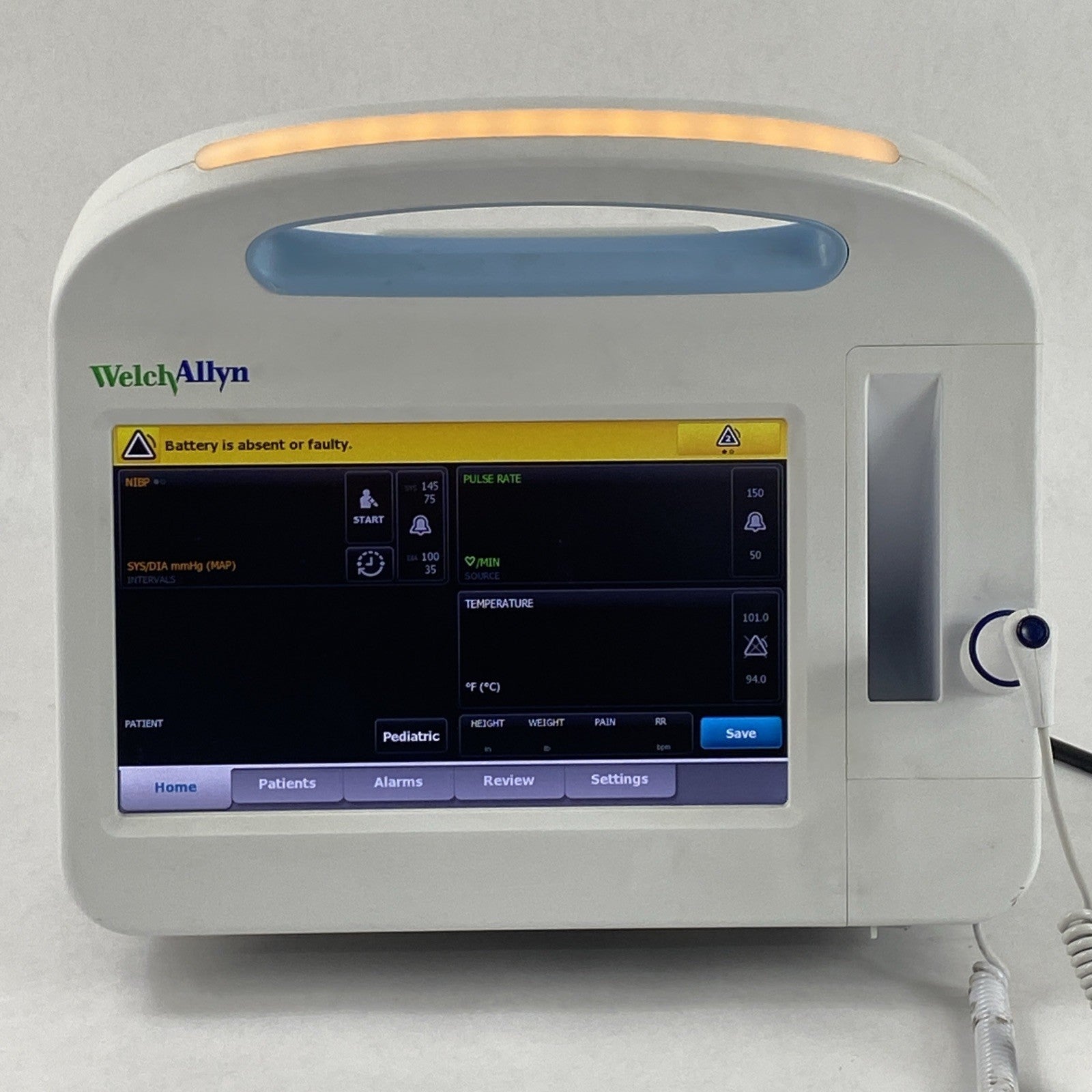 Welch Allyn 63XTXX Vital Sign Monitor 6000 Series w/ Power cord - No Battery1