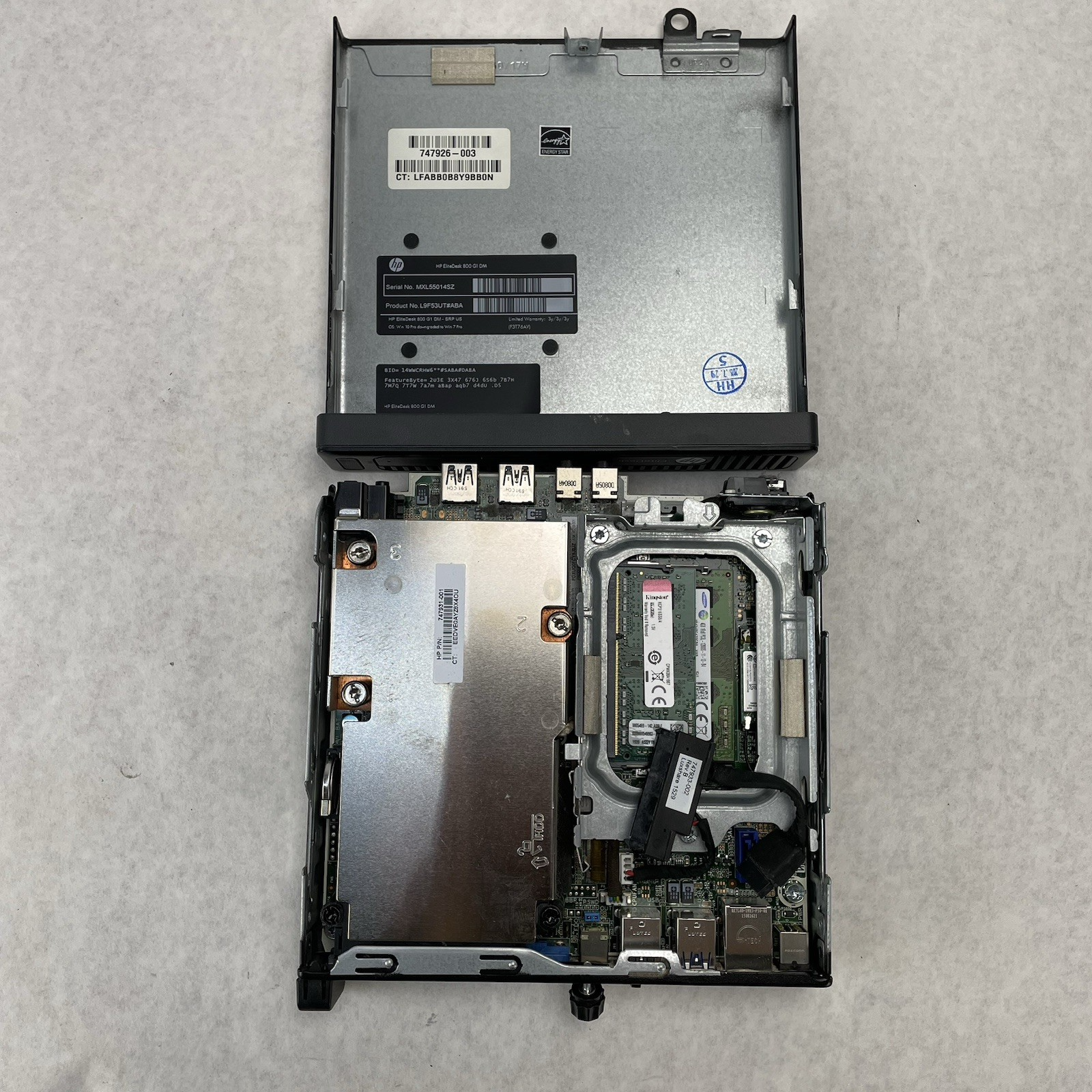 HP EliteDesk 800 G1 Micro i5-4590T 2.00 GHz 8 GB RAM No SSD/OS/AC10