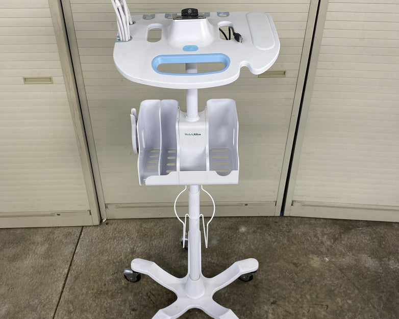 Welch Allyn 4800-60 Mobile Stand Rolling Cart for Vital Signs Monitor 6000Series