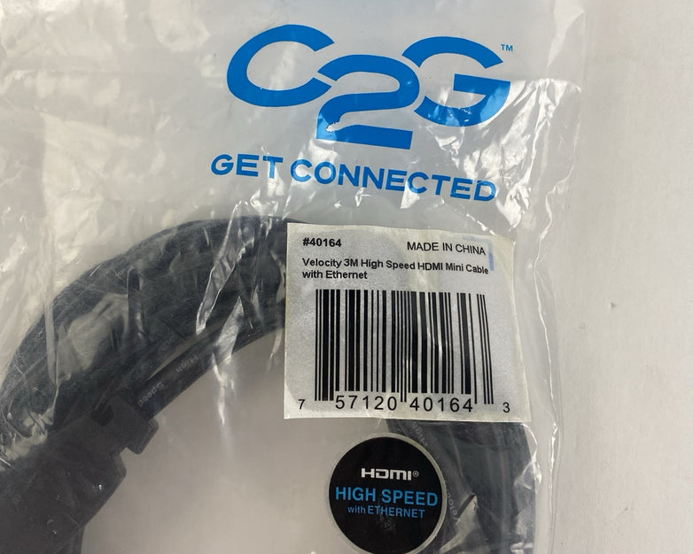 C2G 40164 Velocity 3M High Speed Mini HDMI Cable w/ Ethernet Lot of 7