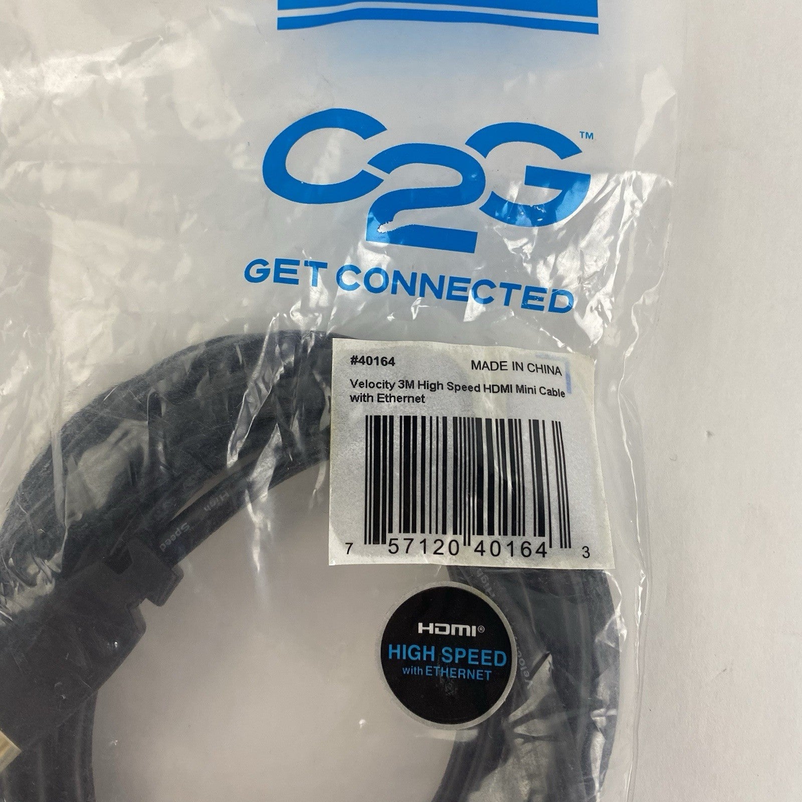 C2G 40164 Velocity 3M High Speed Mini HDMI Cable w/ Ethernet Lot of 73