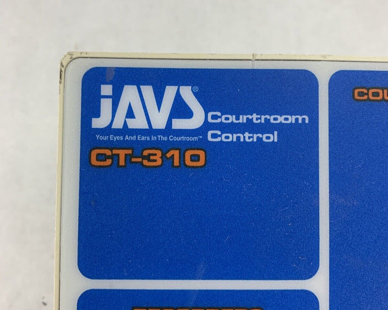JAVS CT-310 Courtroom Control Audio Interface