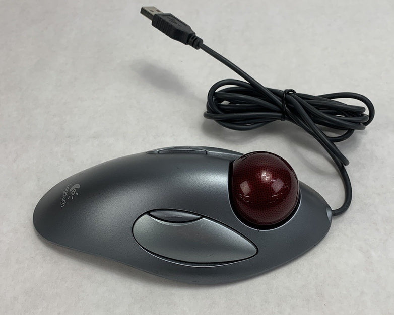 Logitech T-BC21 Wired-USB Trackball Mouse