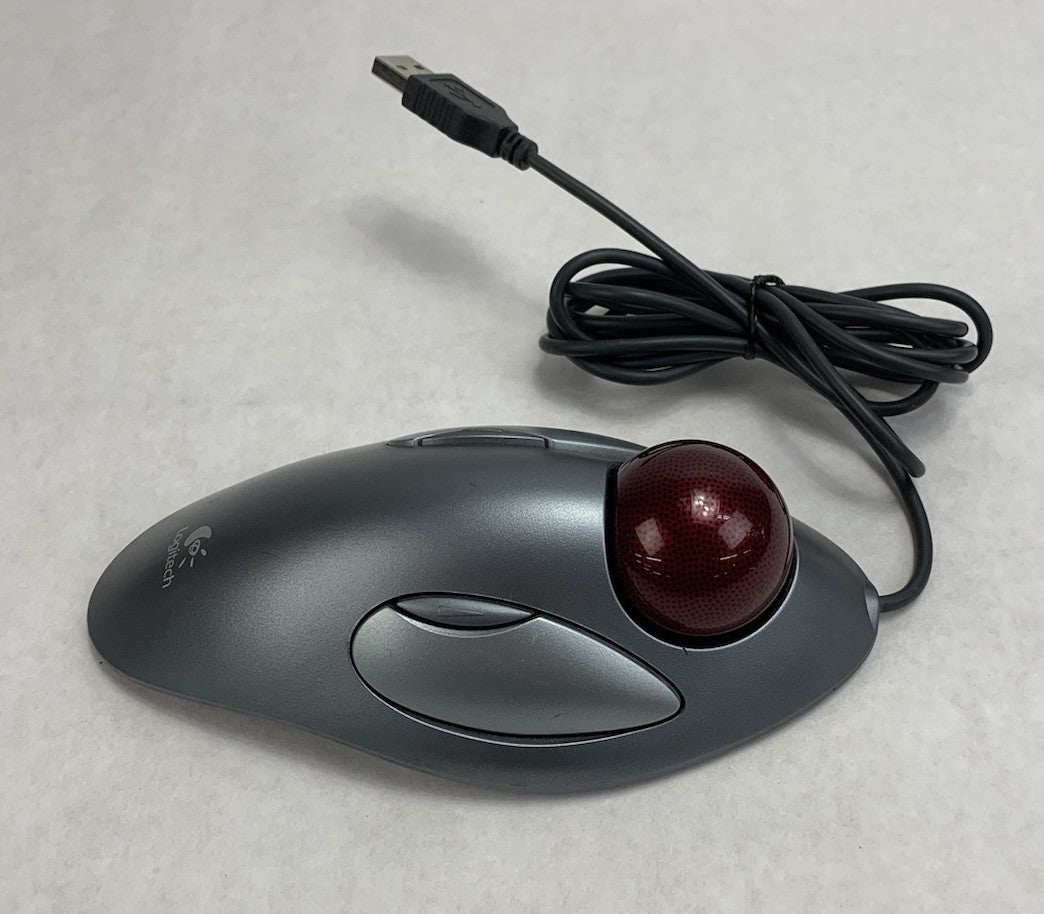 Logitech T-BC21 Wired-USB Trackball Mouse