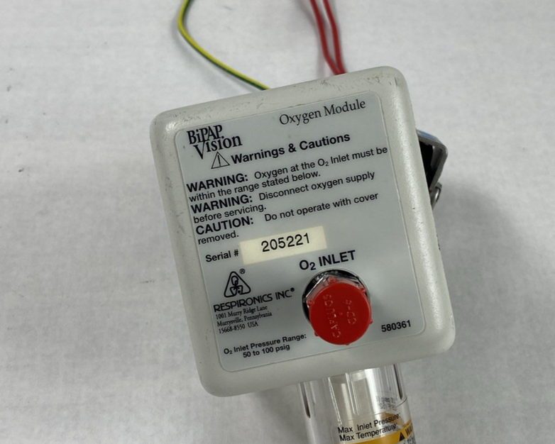 Respironics BiPap Vision Oxygen Module