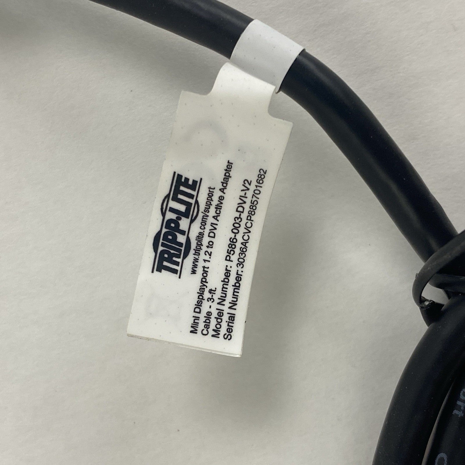 Tripp Lite P586-003-DVI-V2 3' Mini DisplayPort to DVI Lot of 46