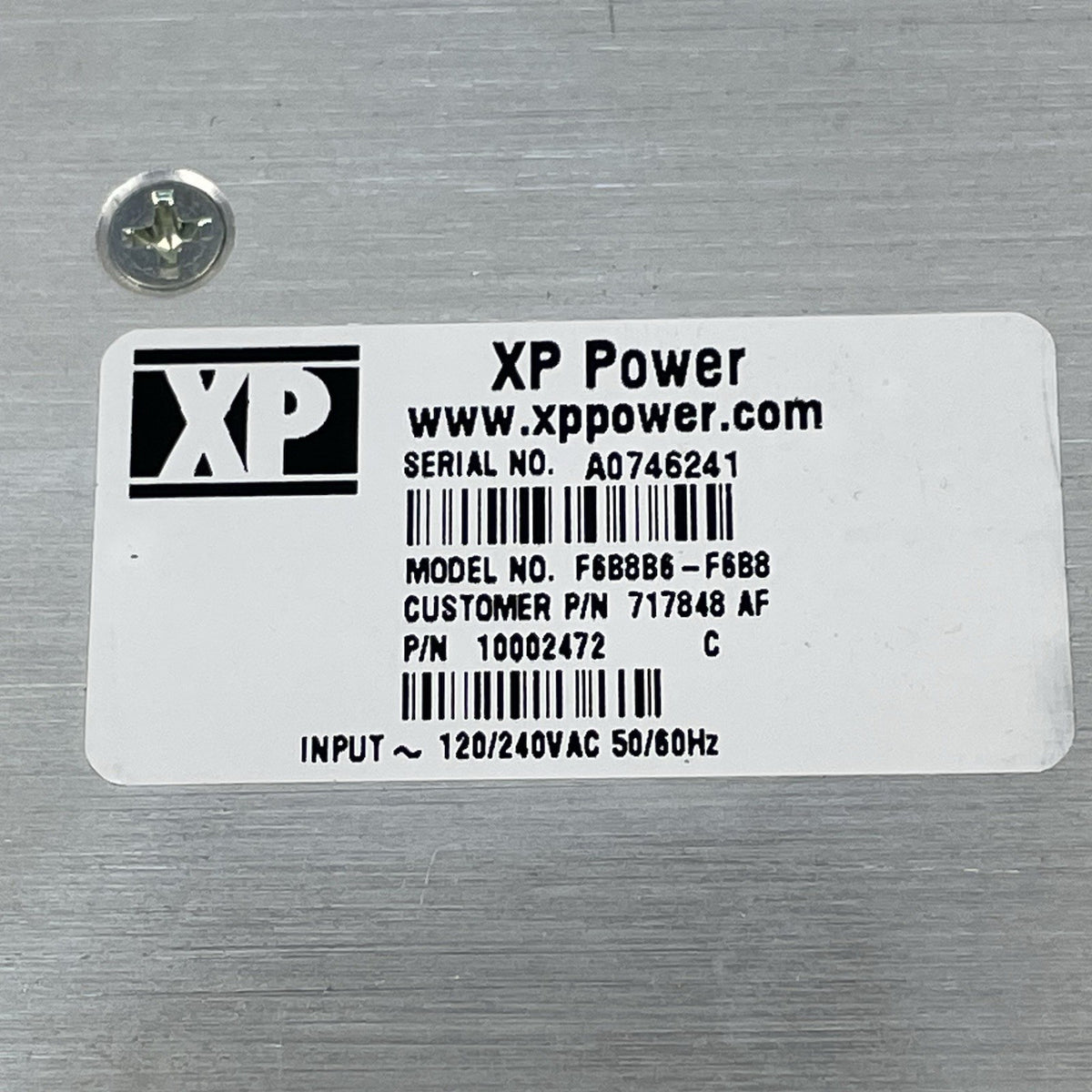 XP Power F6B8B6 F6B8 Untested5