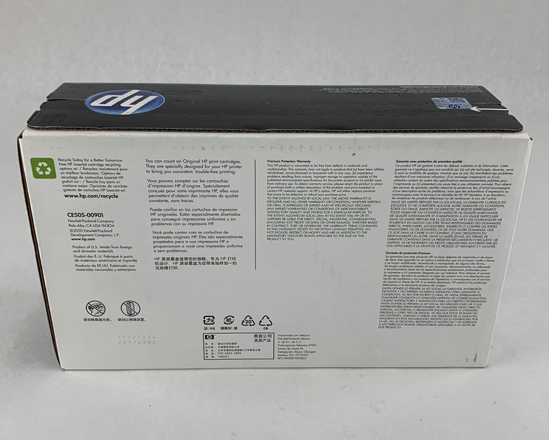HP LaserJet 05A CE505A Standard Yield Black Toner NEW Sealed OEM
