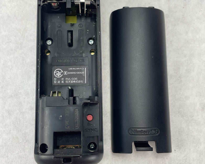 Nintendo Black Motion Plus Wii Controller OEM RVL-036