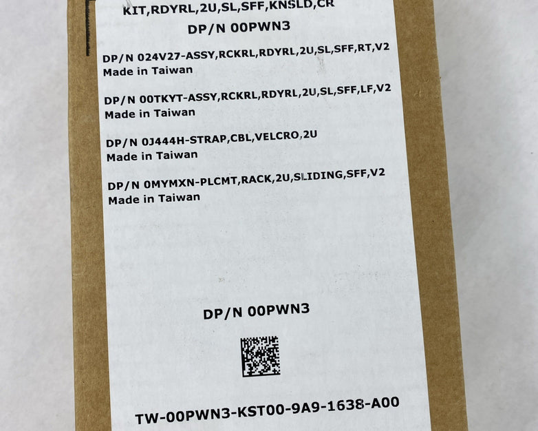 DELL KIT,RDYRL, 2U, SL, SFF, KNSLD,CR DP/N 00PWN3