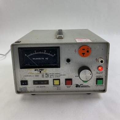 Associated Research 4040AT AC/DC Hypot Ground Continuity Test Set Power Tested