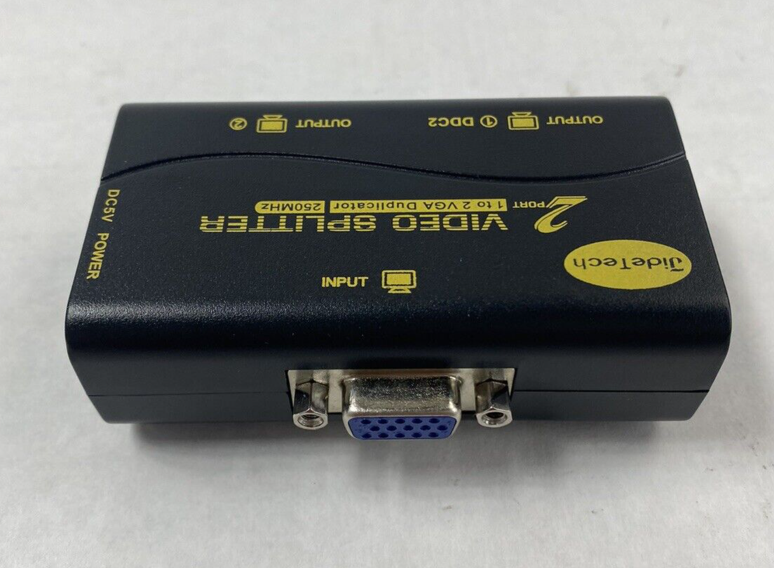 JideTech VGA Video Splitter 1 to 2 VGA Duplicator X001EHFN0L