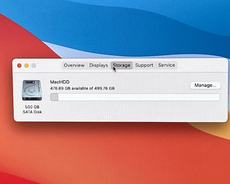 Apple A1418 iMac 21.5" 2014 1.40GHz i5 8GB RAM 500GB HDD macOS 11.7.1