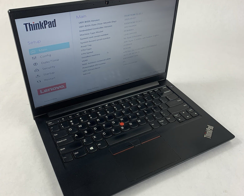 Lenovo ThinkPad E14 Gen 3 14" Ryzen 5 5500U 2.1 Ghz 8 GB Ram No OS No HDD No AC