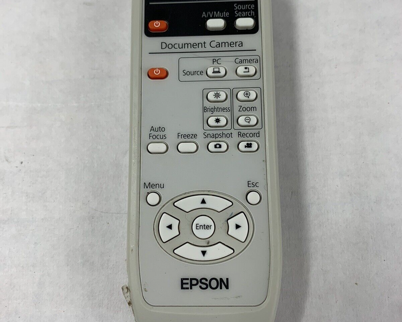 Lot of 2 Epson Projector Remote Controller 153867200