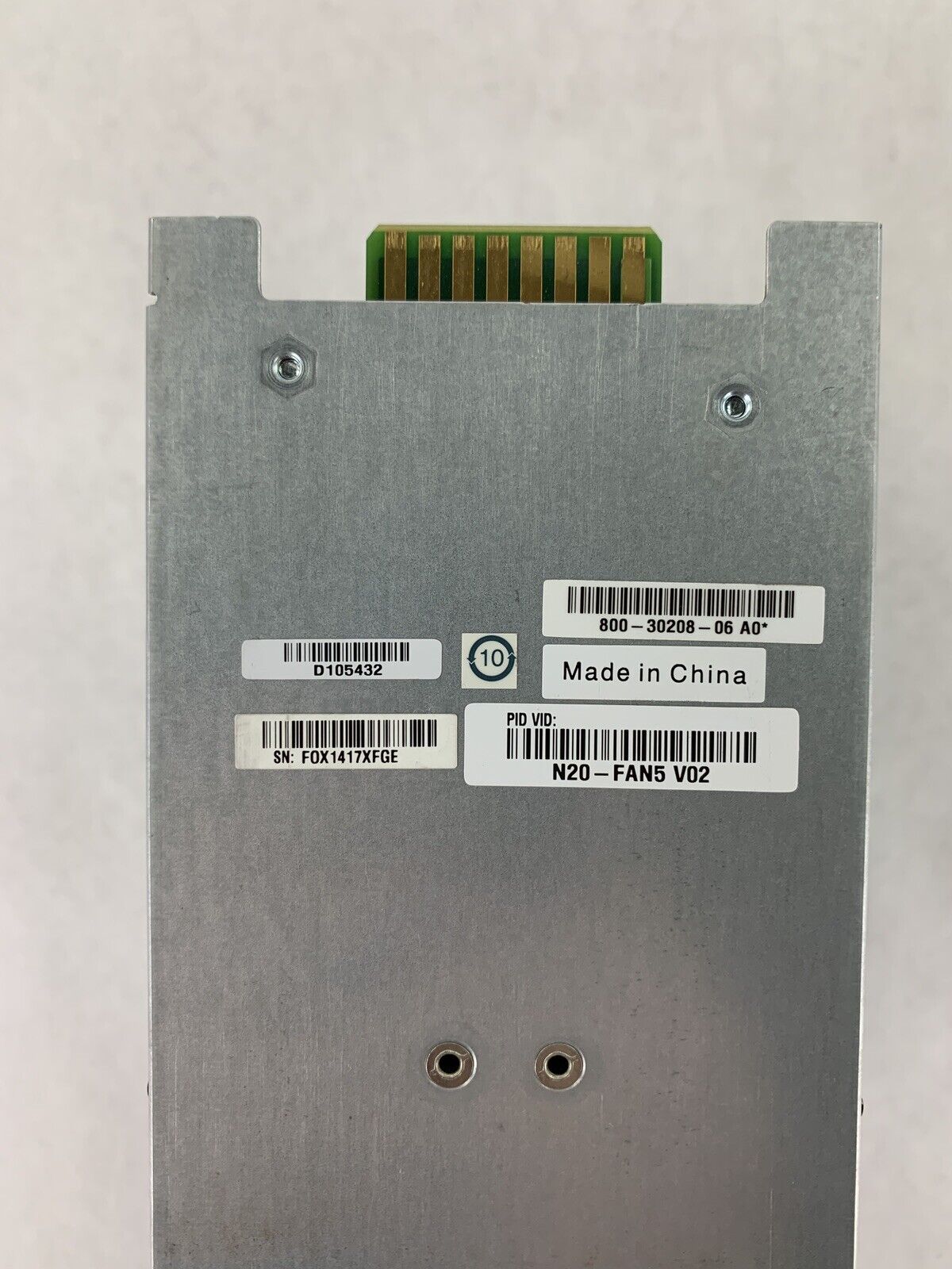Lot of 8 Cisco N20-FAN5 V02 Blade Server Fan Module 800-30208-06 D105432