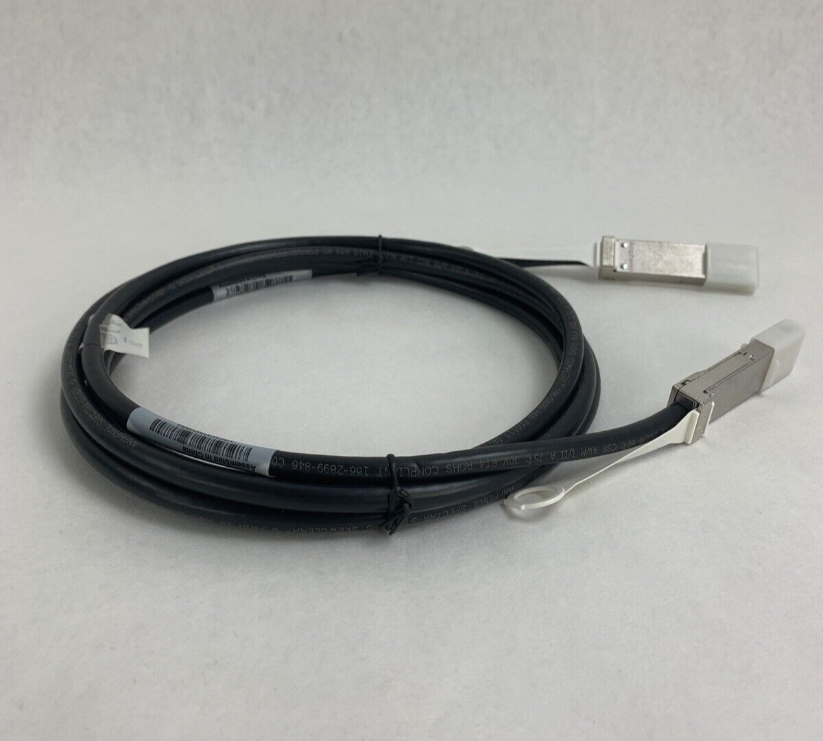 Dell EMC  038-004-067-01 External QSFP to QSFP Kabel 14gbps 3Meter Box Opened