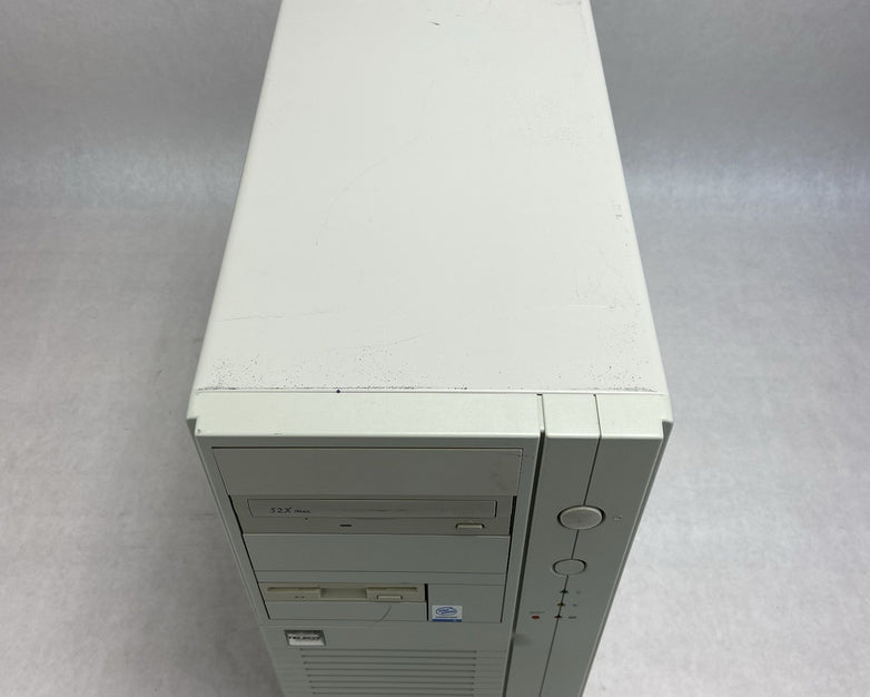 Vintage Inter-Tel Beige Mid Tower Computer Case AGI HP-P3507F5W 350W PSU
