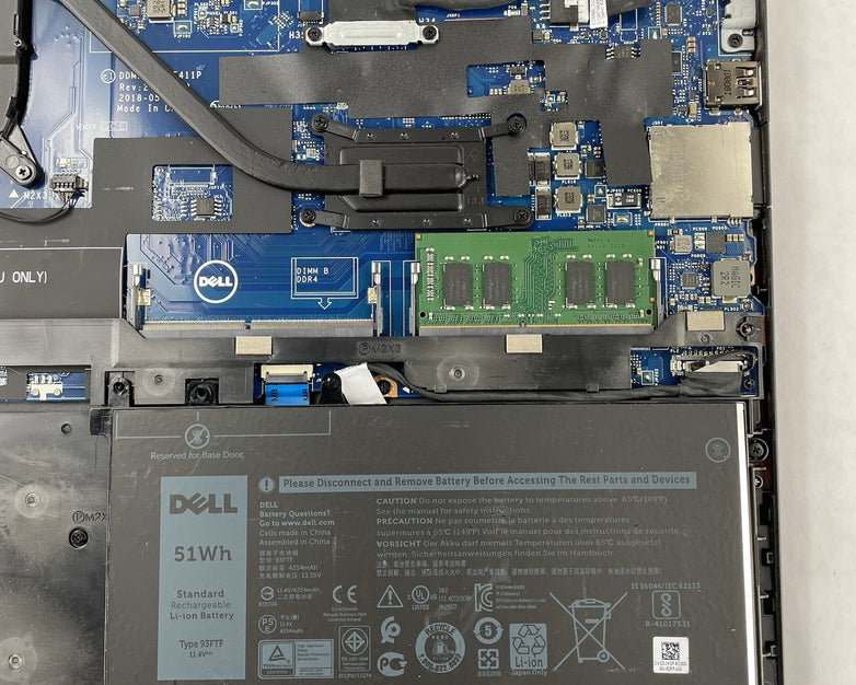 Dell Latitude 5590 15.6" i5-8250U 1.60 GHz 8 GB RAM No SSD/OS/AC - Wifi Card
