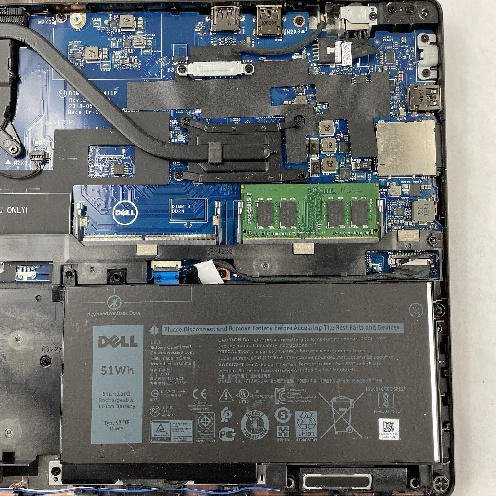 Dell Latitude 5590 15.6" i5-8250U 1.60 GHz 8 GB RAM No SSD/OS/AC - Wifi Card22