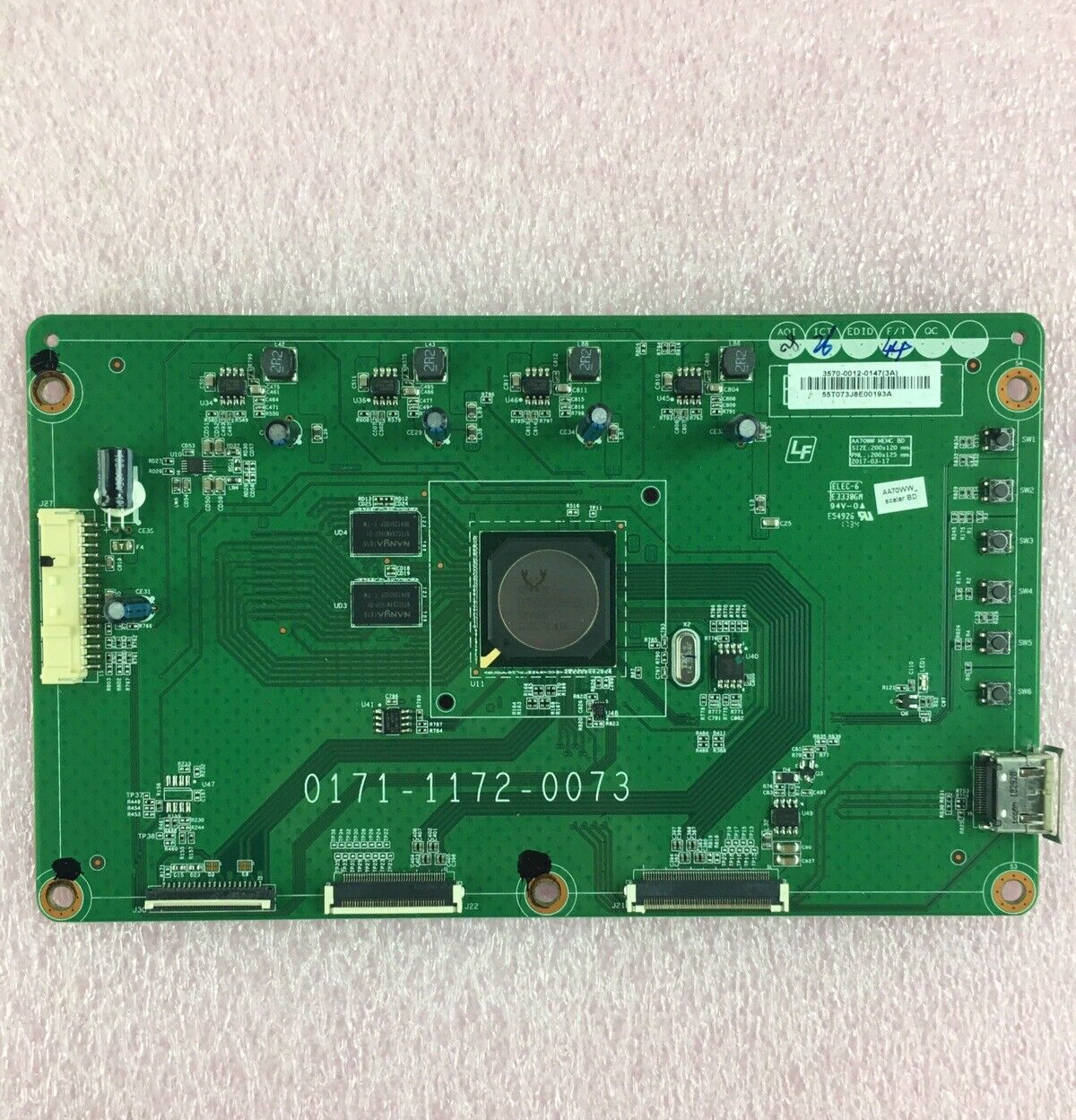 Cisco Spark Board 70 AA70WW Logic Board 0171-1172-0073 Tested