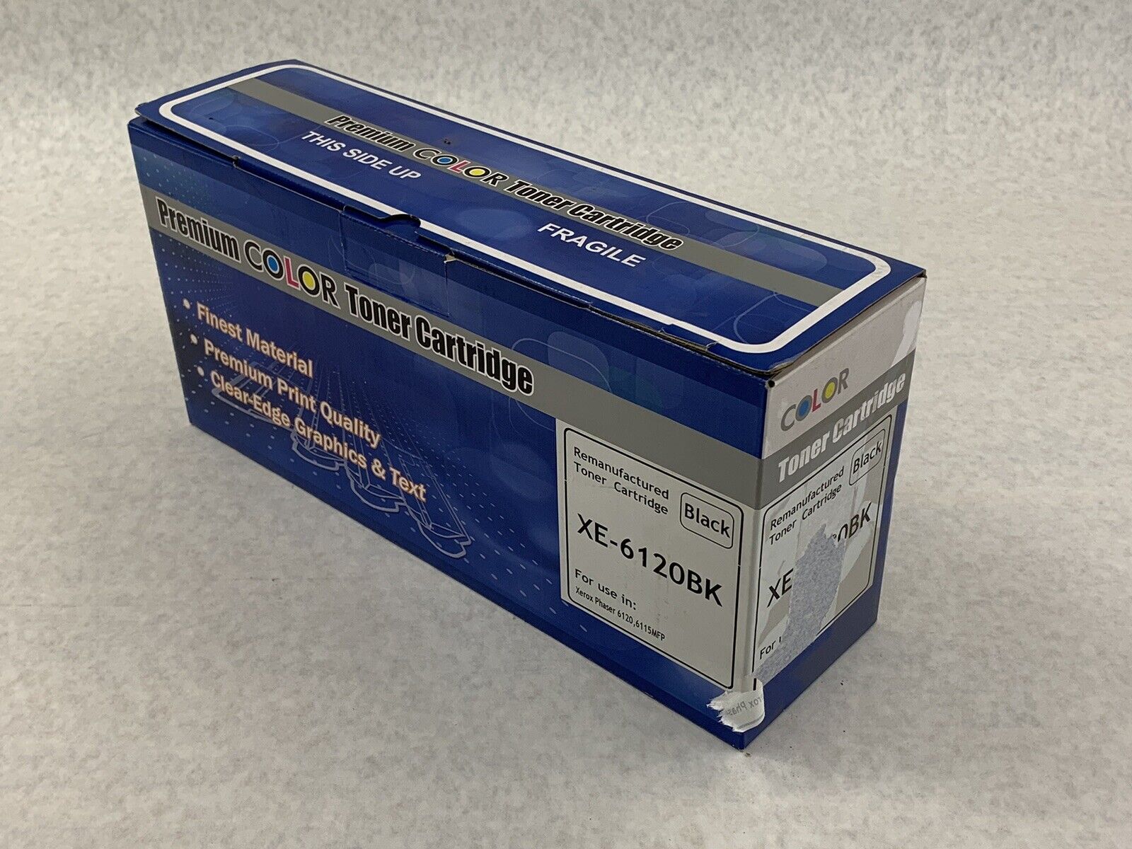 Premium COLOR XE-6120BK Toner Cartridge for Xerox Phaser 6120 6115 MFP