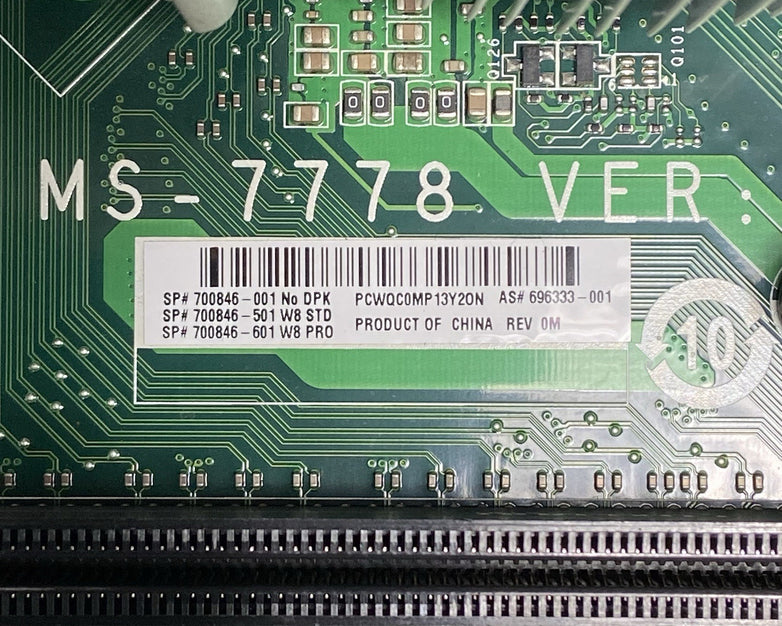 HP Pavilion P6-2330 MT AMD A6-5400K 3.6GHz 4GB RAM No HDD No OS