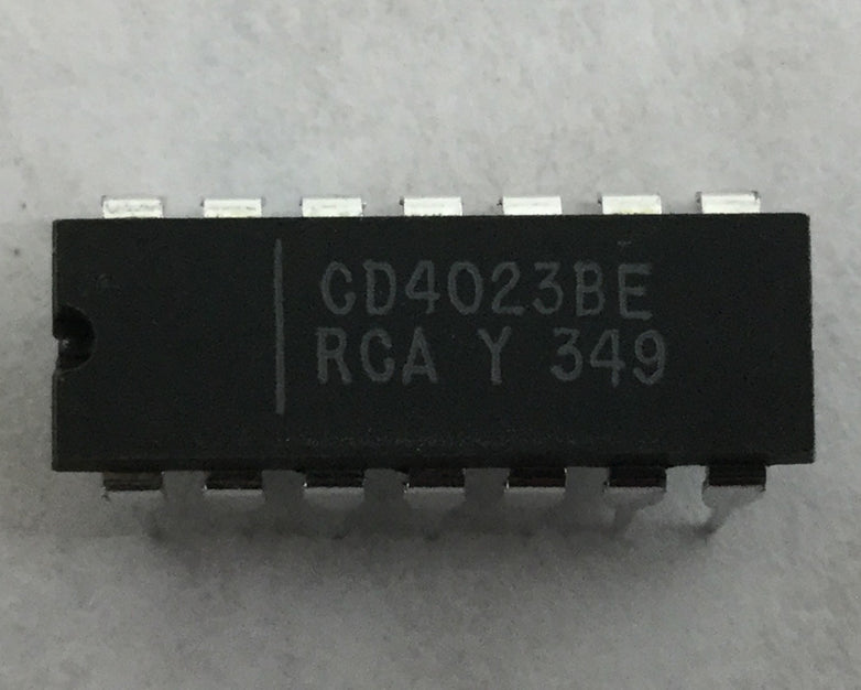 Genuine RCA CD4023BE  Integrated Circuit  14 Pin  Lot of 24