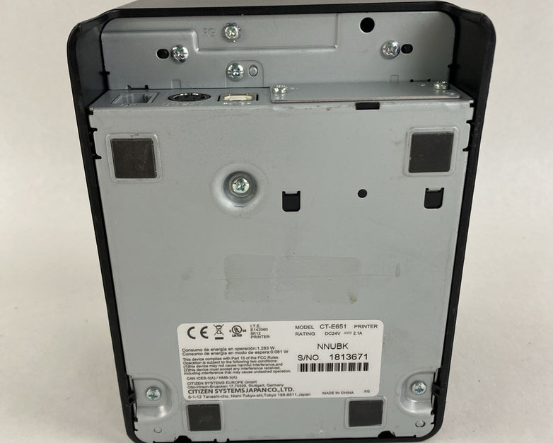 Citizen CT-E651 Thermal Printer Tested No Cords No Page Count