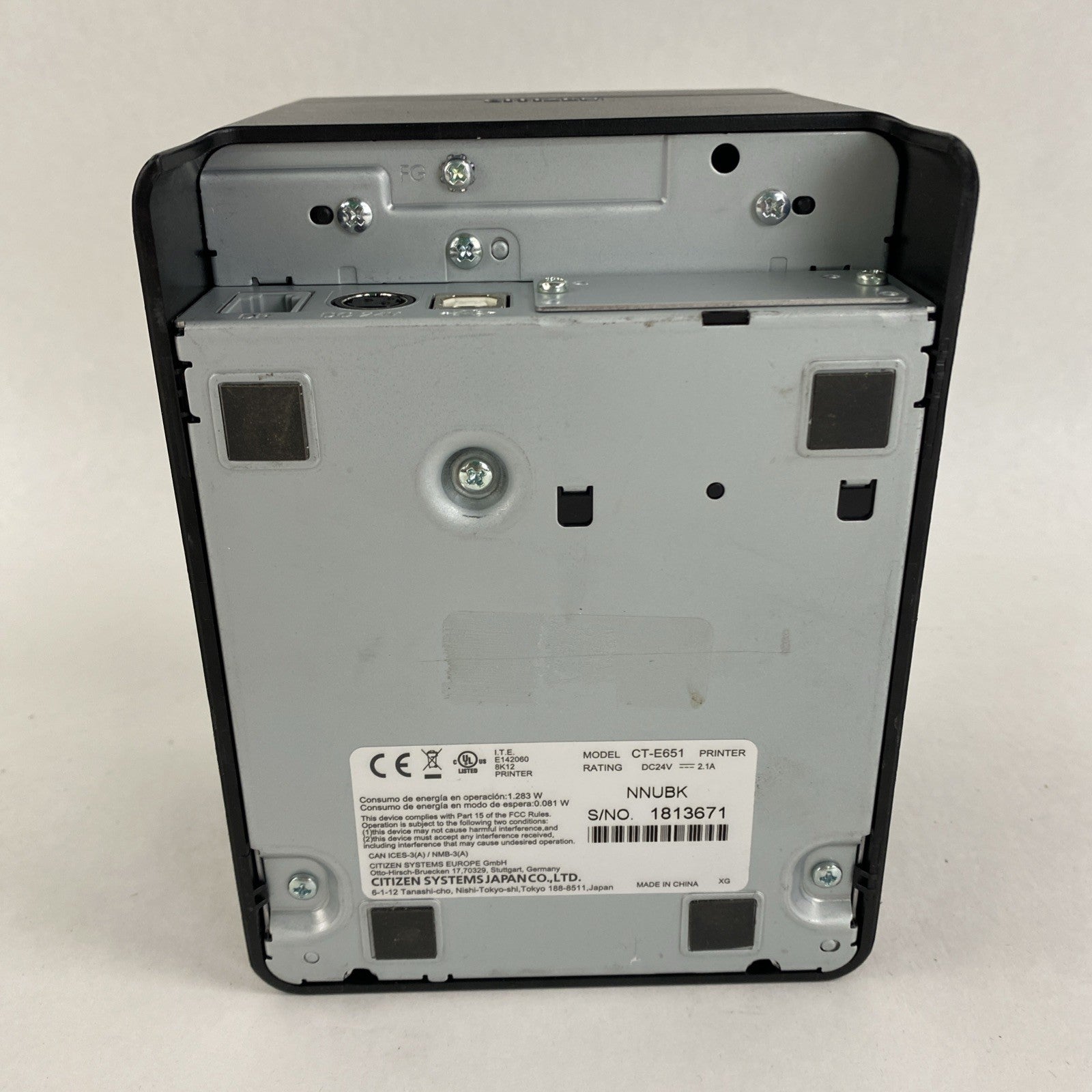 Citizen CT-E651 Thermal Printer Tested No Cords No Page Count5