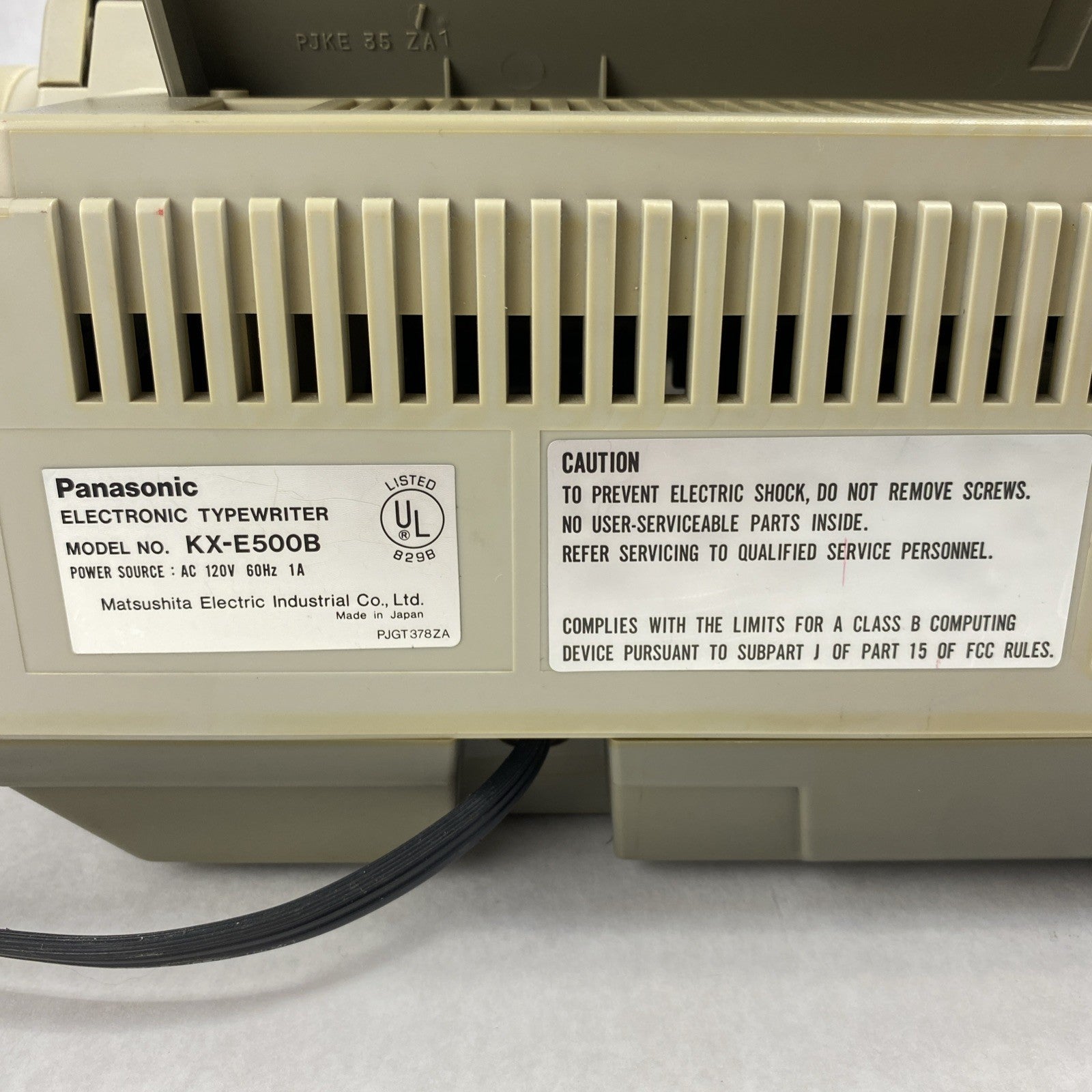 Panasonic Jetwriter KX-E500B Electronic Typewriter6