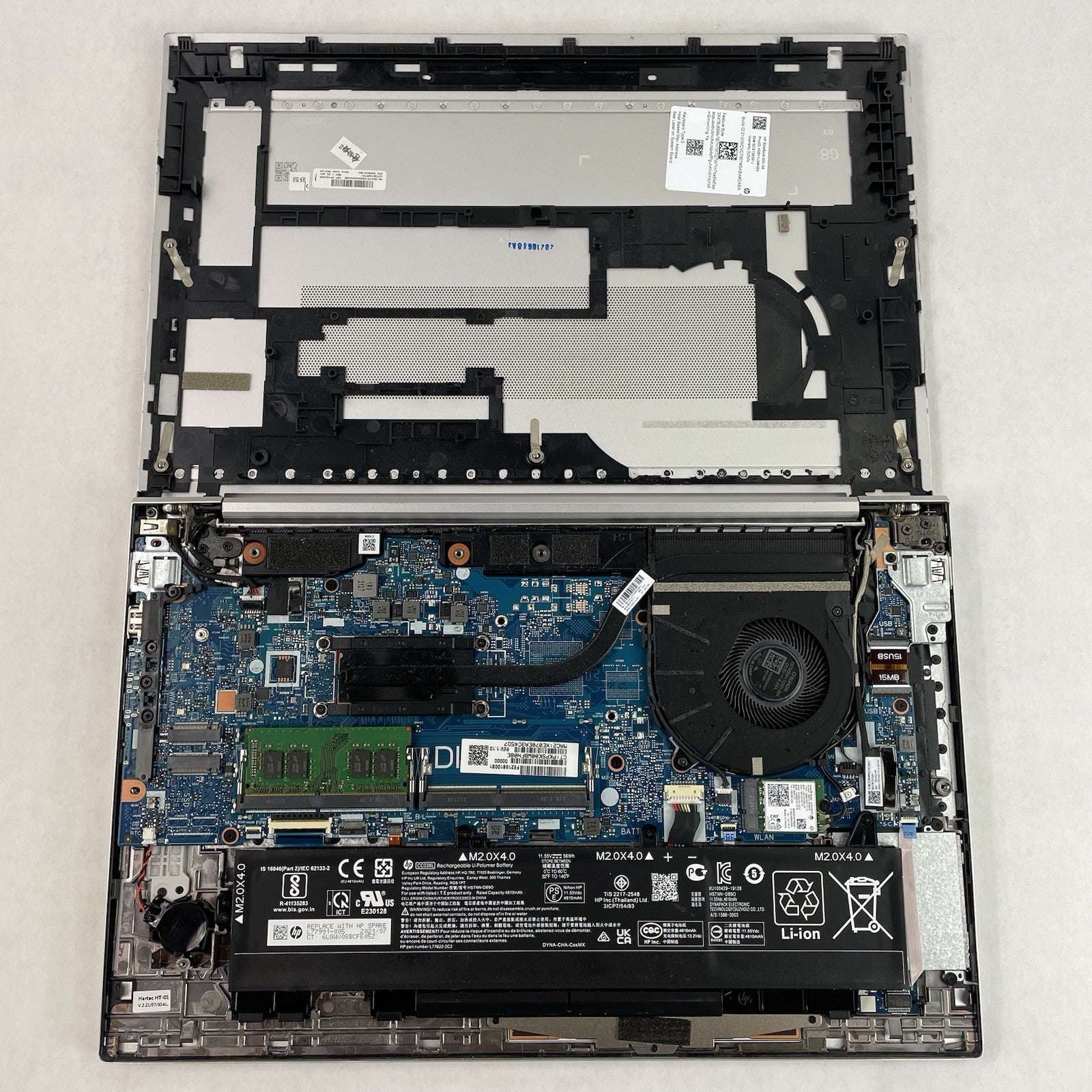 HP EliteBook 850 G8 15.6" i5-1145G7 2.60 GHz 8 GB RAM No SSD/OS/AC- Bad USB Slot15