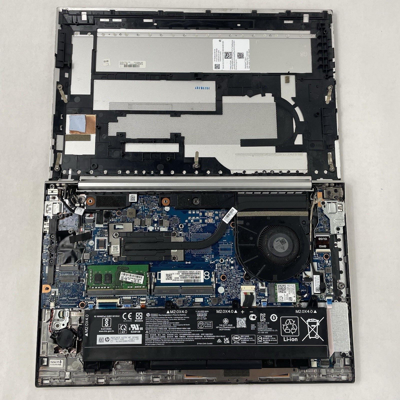 HP EliteBook 850 G8 15.6" i5-1145G7 2.60 GHz 8 GB RAM No SSD/OS/AC - READ18