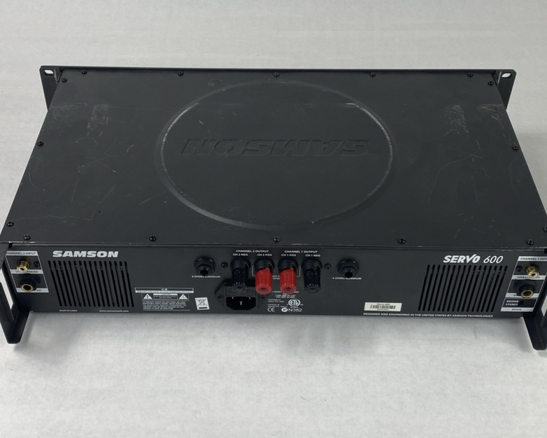 Samson Servo 600 Stereo Power Amplifier - Parts or Repair