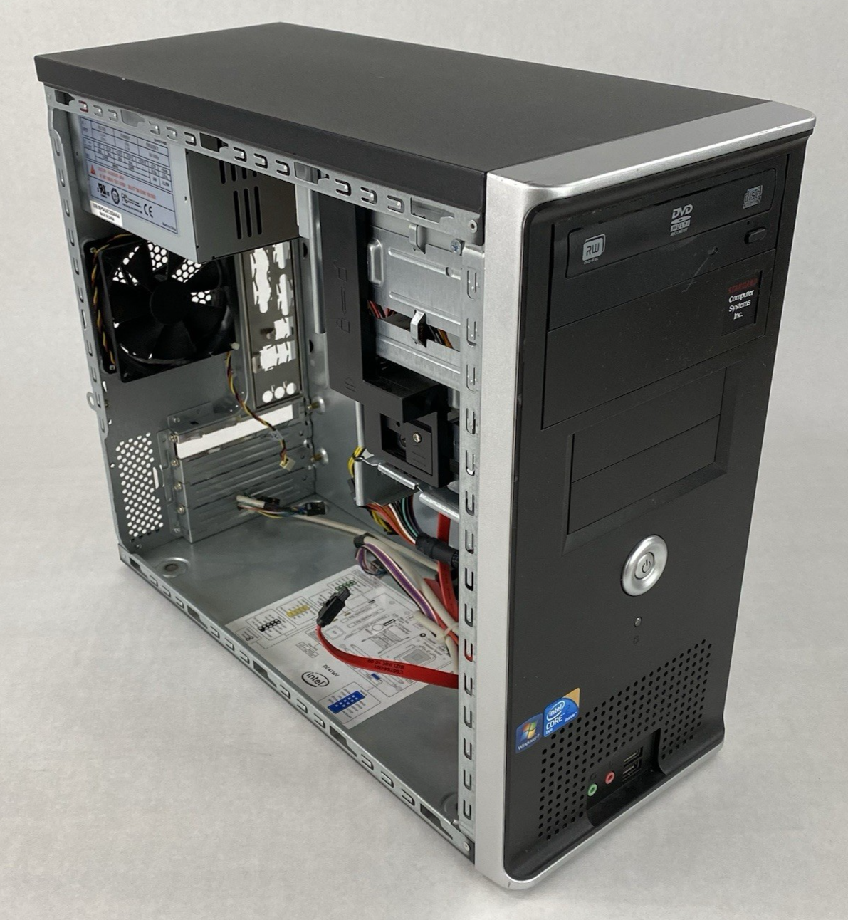 Nobilis i924m ATX Mid Tower Computer Case with 400W Power Supply