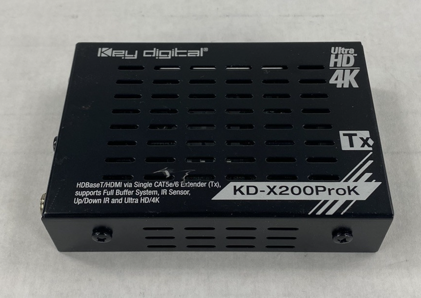 Key Digital KD-X200ProK Tx HDBaseT/HDMI via Single CAT5e/6 Extender Lot of 2