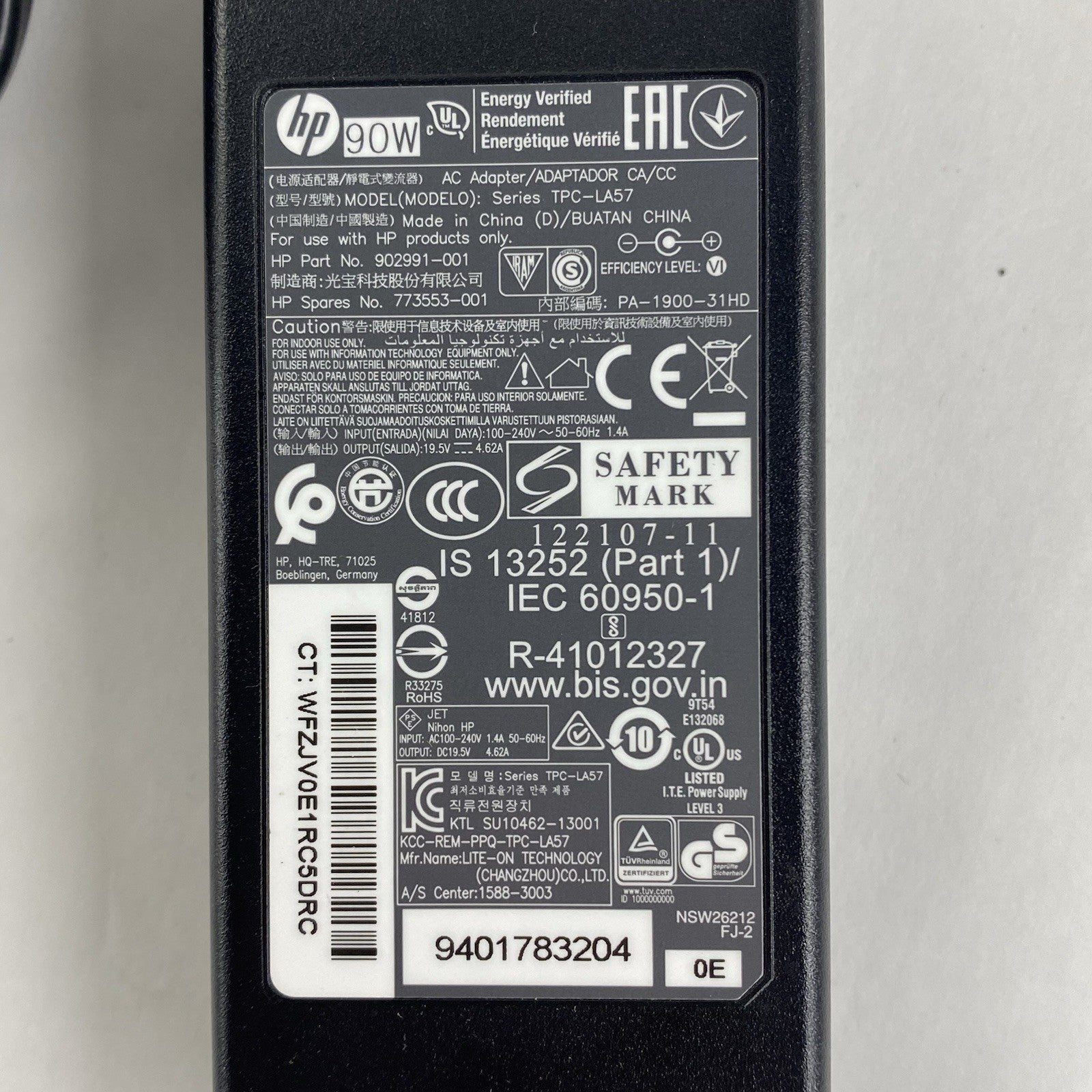 HP TPC-CA57 90W AC Adapter Lot of 36
