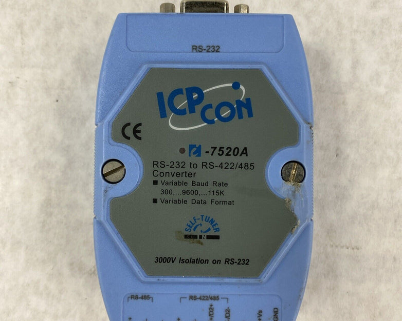 ICP CON i-7520A RS-232 to RS-422 or RS-485 Converter UNTESTED